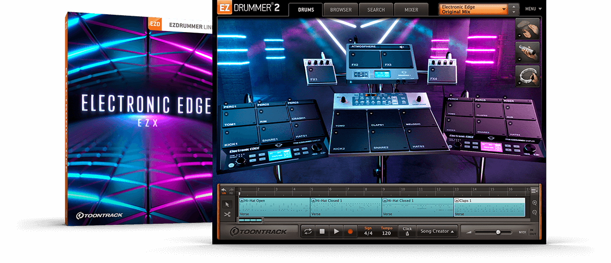 Toontrack EZX -  Electronic  Edge